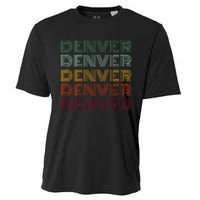 Denver City Retro Colorado Cooling Performance Crew T-Shirt