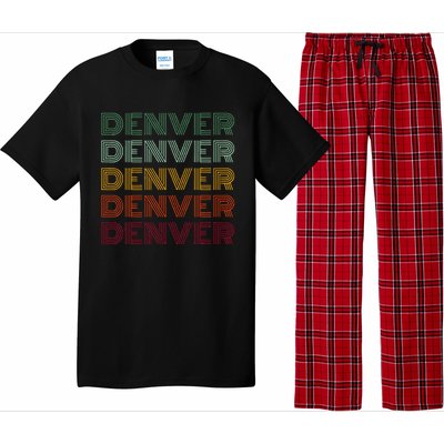 Denver City Retro Colorado Pajama Set