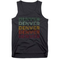 Denver City Retro Colorado Tank Top