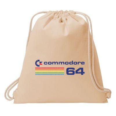 Defunct Commodore Rustic Style Drawstring Bag