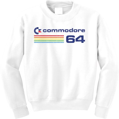 Defunct Commodore Rustic Style Kids Sweatshirt