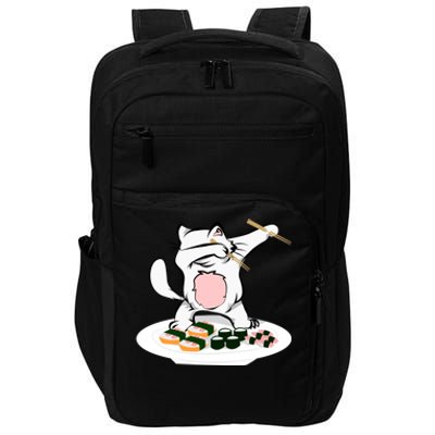 Dabbing Cagift Sushi Chef Cat Funny Kitty Gift Impact Tech Backpack