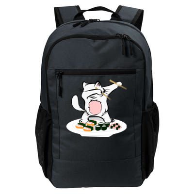 Dabbing Cagift Sushi Chef Cat Funny Kitty Gift Daily Commute Backpack