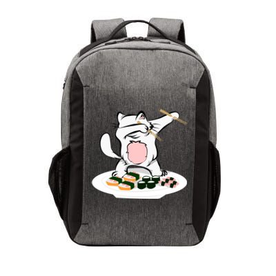 Dabbing Cagift Sushi Chef Cat Funny Kitty Gift Vector Backpack