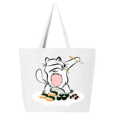 Dabbing Cagift Sushi Chef Cat Funny Kitty Gift 25L Jumbo Tote