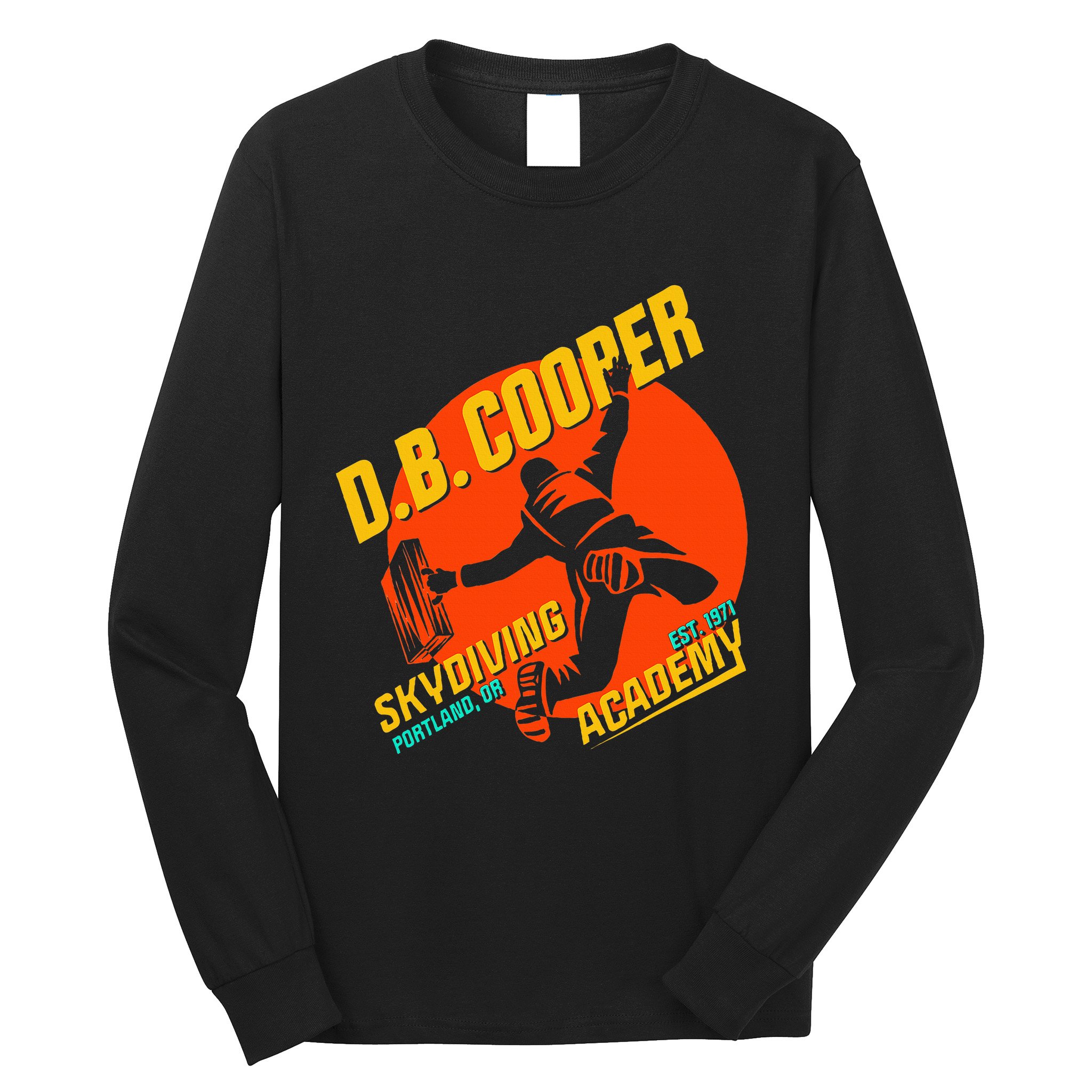 Db Cooper Skydiving Academy Long Sleeve Shirt