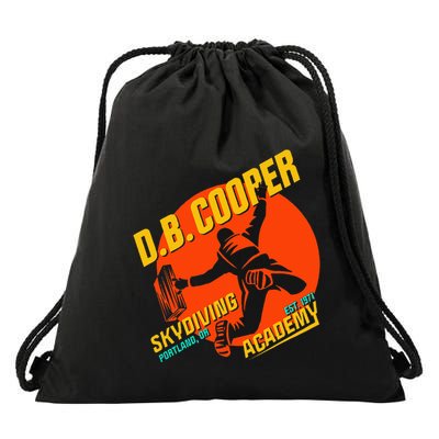 Db Cooper Skydiving Academy Drawstring Bag