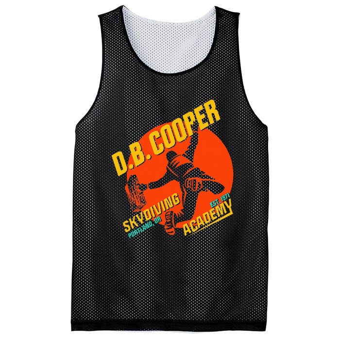 Db Cooper Skydiving Academy Mesh Reversible Basketball Jersey Tank