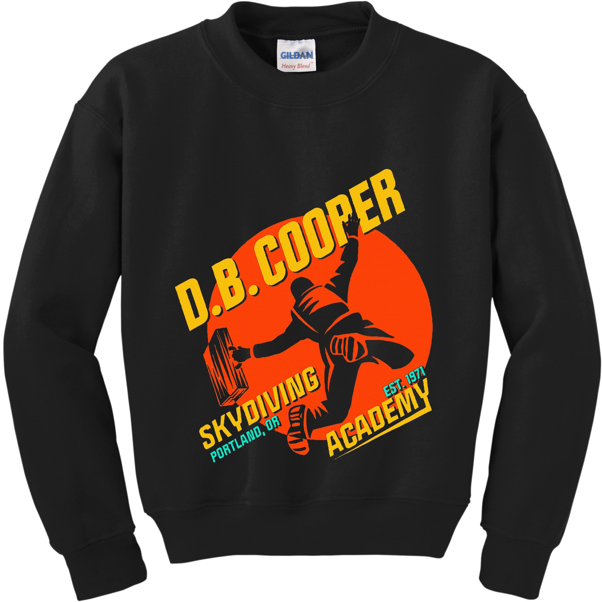 Db Cooper Skydiving Academy Kids Sweatshirt