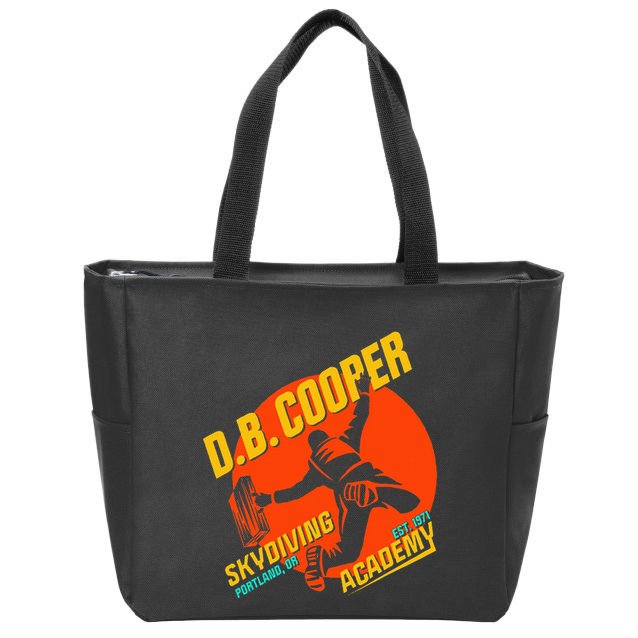 Db Cooper Skydiving Academy Zip Tote Bag
