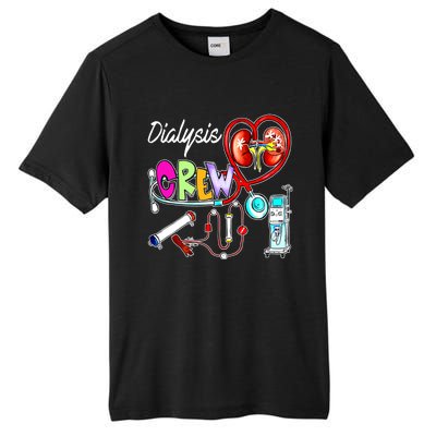 Dialysis Crew Stethoscope Heart Ney Nephrology Technician Gift Tall Fusion ChromaSoft Performance T-Shirt