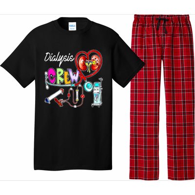 Dialysis Crew Stethoscope Heart Ney Nephrology Technician Gift Pajama Set