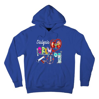 Dialysis Crew Stethoscope Heart Ney Nephrology Technician Gift Hoodie