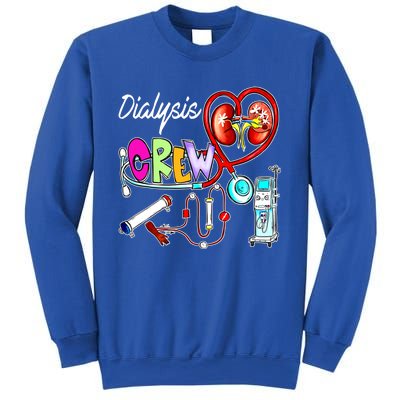 Dialysis Crew Stethoscope Heart Ney Nephrology Technician Gift Sweatshirt