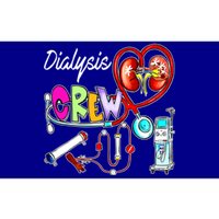 Dialysis Crew Stethoscope Heart Ney Nephrology Technician Gift Bumper Sticker