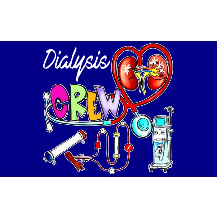 Dialysis Crew Stethoscope Heart Ney Nephrology Technician Gift Bumper Sticker