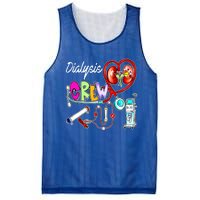 Dialysis Crew Stethoscope Heart Ney Nephrology Technician Gift Mesh Reversible Basketball Jersey Tank