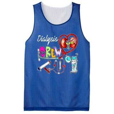 Dialysis Crew Stethoscope Heart Ney Nephrology Technician Gift Mesh Reversible Basketball Jersey Tank