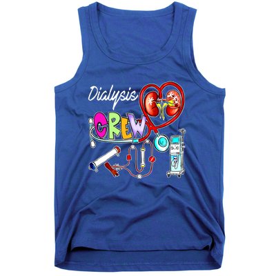 Dialysis Crew Stethoscope Heart Ney Nephrology Technician Gift Tank Top