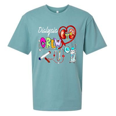 Dialysis Crew Stethoscope Heart Ney Nephrology Technician Gift Sueded Cloud Jersey T-Shirt