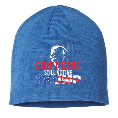 DonT Care Still Voting Trump Pro Donald Trump Mug Shot Sustainable Beanie