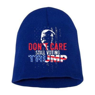 DonT Care Still Voting Trump Pro Donald Trump Mug Shot Short Acrylic Beanie