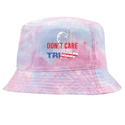 DonT Care Still Voting Trump Pro Donald Trump Mug Shot Tie-Dyed Bucket Hat