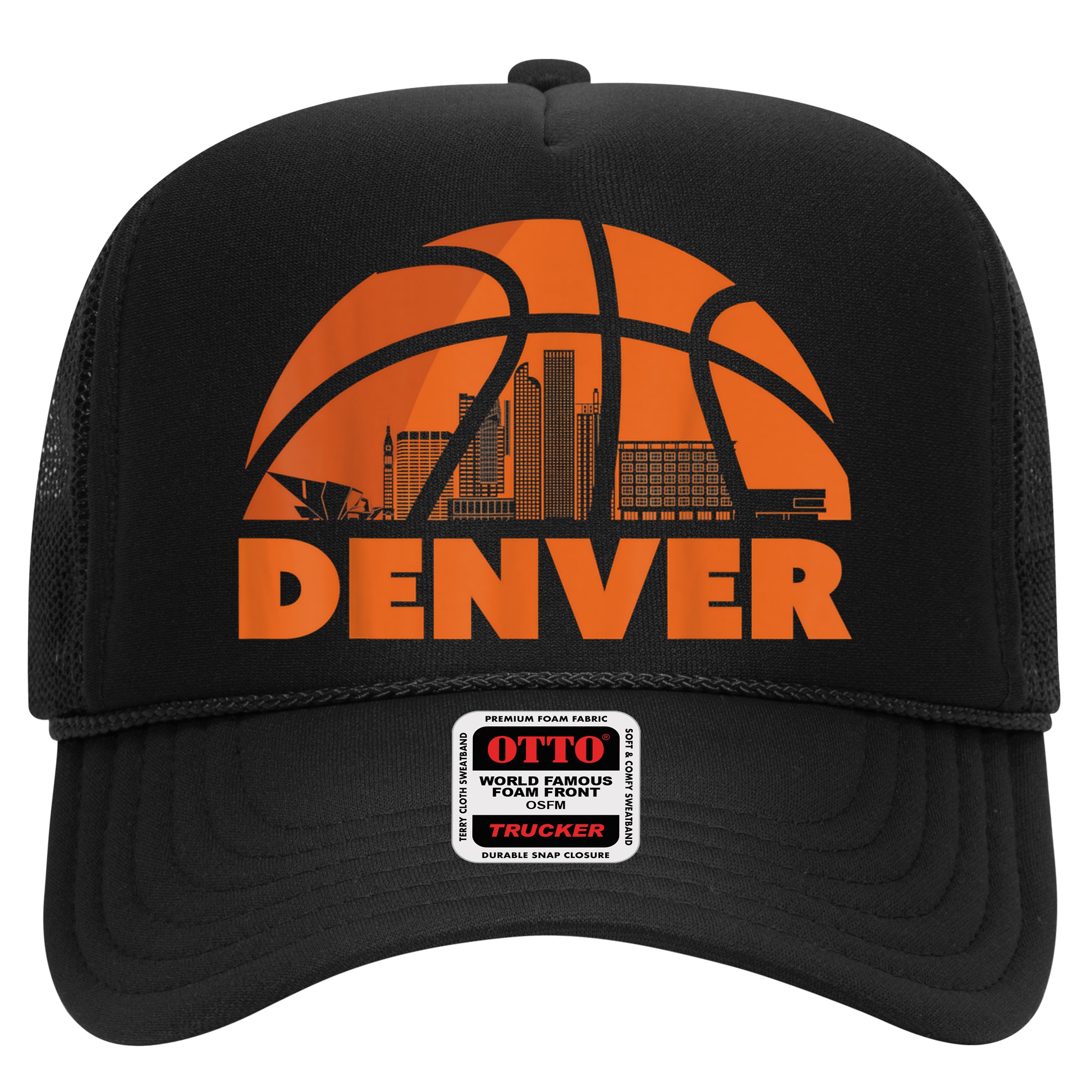 Denver City Skyline Colorado Basketball Gift Fan Jersey Hat