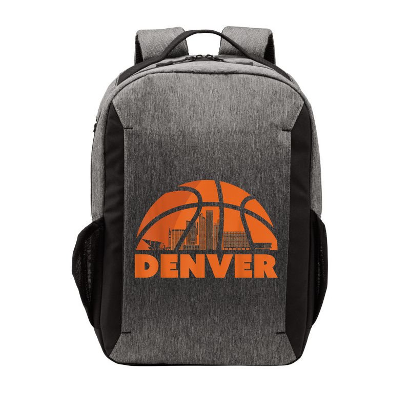Denver City Skyline Colorado Basketball Gift Fan Jersey Vector Backpack