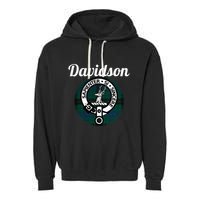 Davidson Clan Scottish Name Coat Of Arms Tartan Garment-Dyed Fleece Hoodie