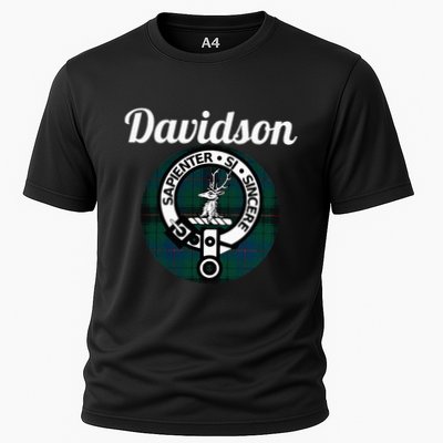 Davidson Clan Scottish Name Coat Of Arms Tartan Performance Shirt