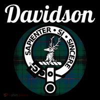 Davidson Clan Scottish Name Coat Of Arms Tartan Backpack