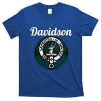 Davidson Clan Scottish Name Coat Of Arms Tartan T-Shirt