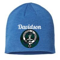 Davidson Clan Scottish Name Coat Of Arms Tartan Sustainable Beanie