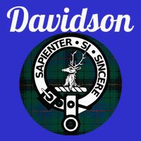 Davidson Clan Scottish Name Coat Of Arms Tartan 16 in Basic Backpack