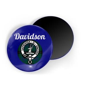 Davidson Clan Scottish Name Coat Of Arms Tartan Magnet