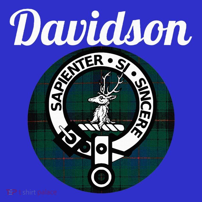 Davidson Clan Scottish Name Coat Of Arms Tartan Poster