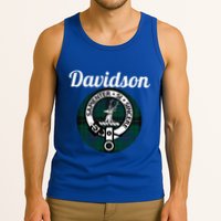 Davidson Clan Scottish Name Coat Of Arms Tartan Tank Top