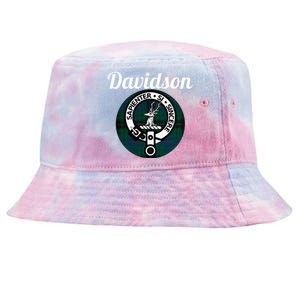 Davidson Clan Scottish Name Coat Of Arms Tartan Tie-Dyed Bucket Hat