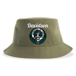 Davidson Clan Scottish Name Coat Of Arms Tartan Sustainable Bucket Hat