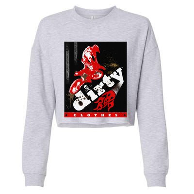 Dirty Clothes Sportz Collection Premium Cropped Pullover Crew