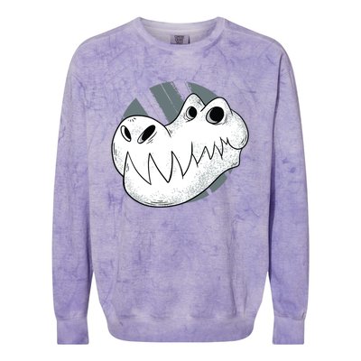 Dinosaur Cute Skeleton Skull Gift Colorblast Crewneck Sweatshirt