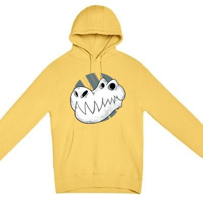 Dinosaur Cute Skeleton Skull Gift Premium Pullover Hoodie