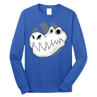 Dinosaur Cute Skeleton Skull Gift Long Sleeve Shirt