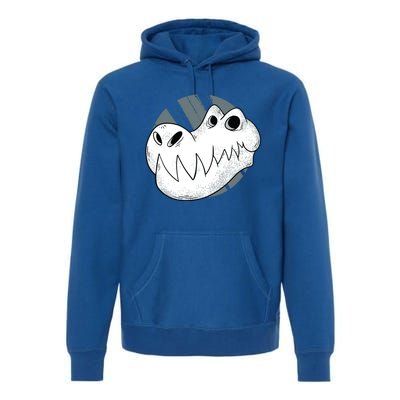 Dinosaur Cute Skeleton Skull Gift Premium Hoodie