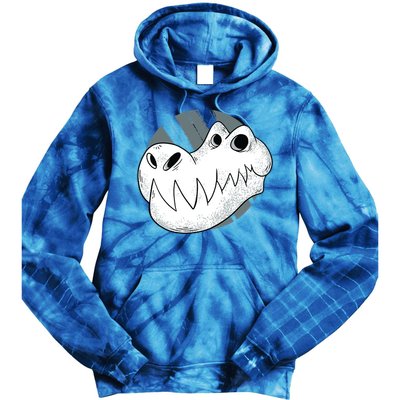 Dinosaur Cute Skeleton Skull Gift Tie Dye Hoodie