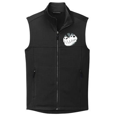 Dinosaur Cute Skeleton Skull Gift Collective Smooth Fleece Vest