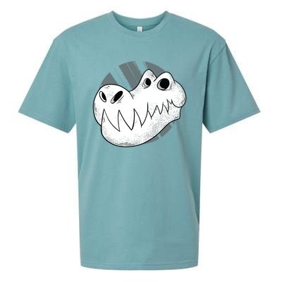 Dinosaur Cute Skeleton Skull Gift Sueded Cloud Jersey T-Shirt