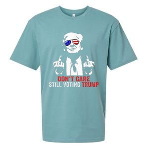 DonT Care Still Voting Trump Pro Donald Trump Sueded Cloud Jersey T-Shirt