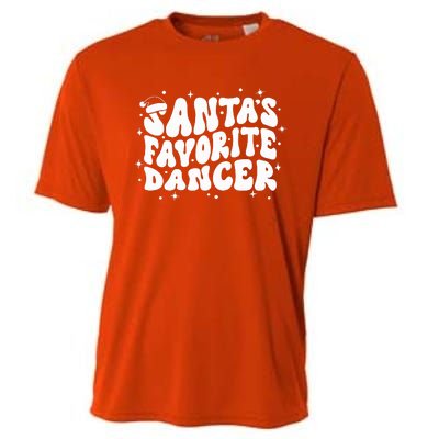 Dancer Christmas Santa Favorite Dancer Cooling Performance Crew T-Shirt